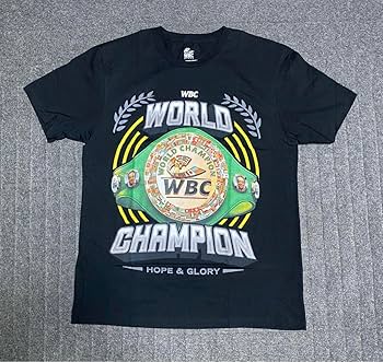 ボクシング WBC 世界チャンピオン Tシャツ Mサイズ ホワイト グッズ