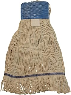 JaniMop Looped End Heavy Duty Wet Mop, Wide Band, Large, 1 Each