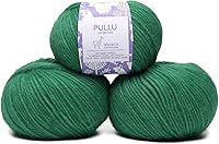 Vista 13 de Pullu - Juego de 3 madejas de hilo de lana de alpaca bebé y merino (150 gramos) de peso worsted - Procedencia directa de Perú - Celestialmente suave