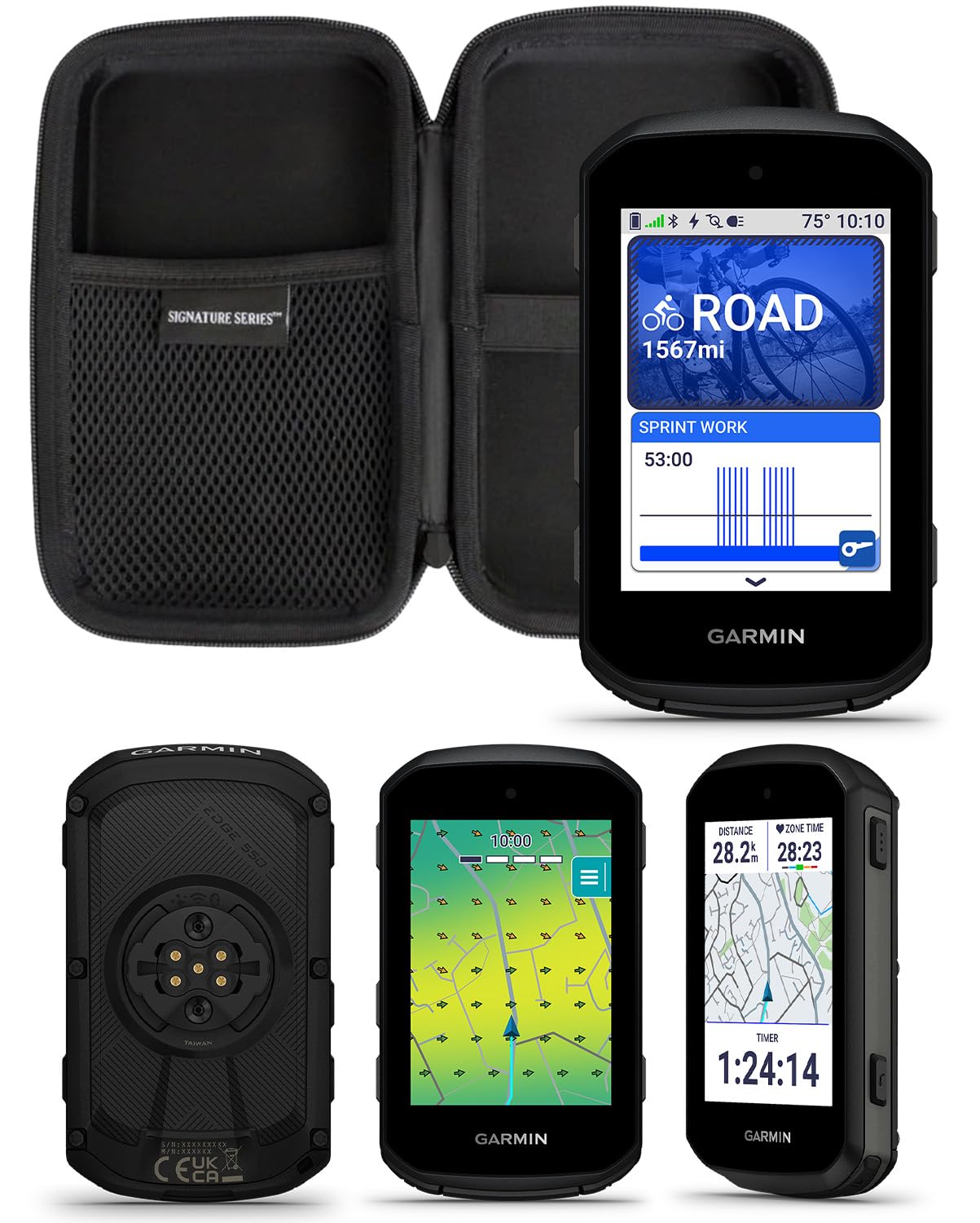Amazon.com: Garmin Edge 550, Compact GPS Cycling Computer, Vivid