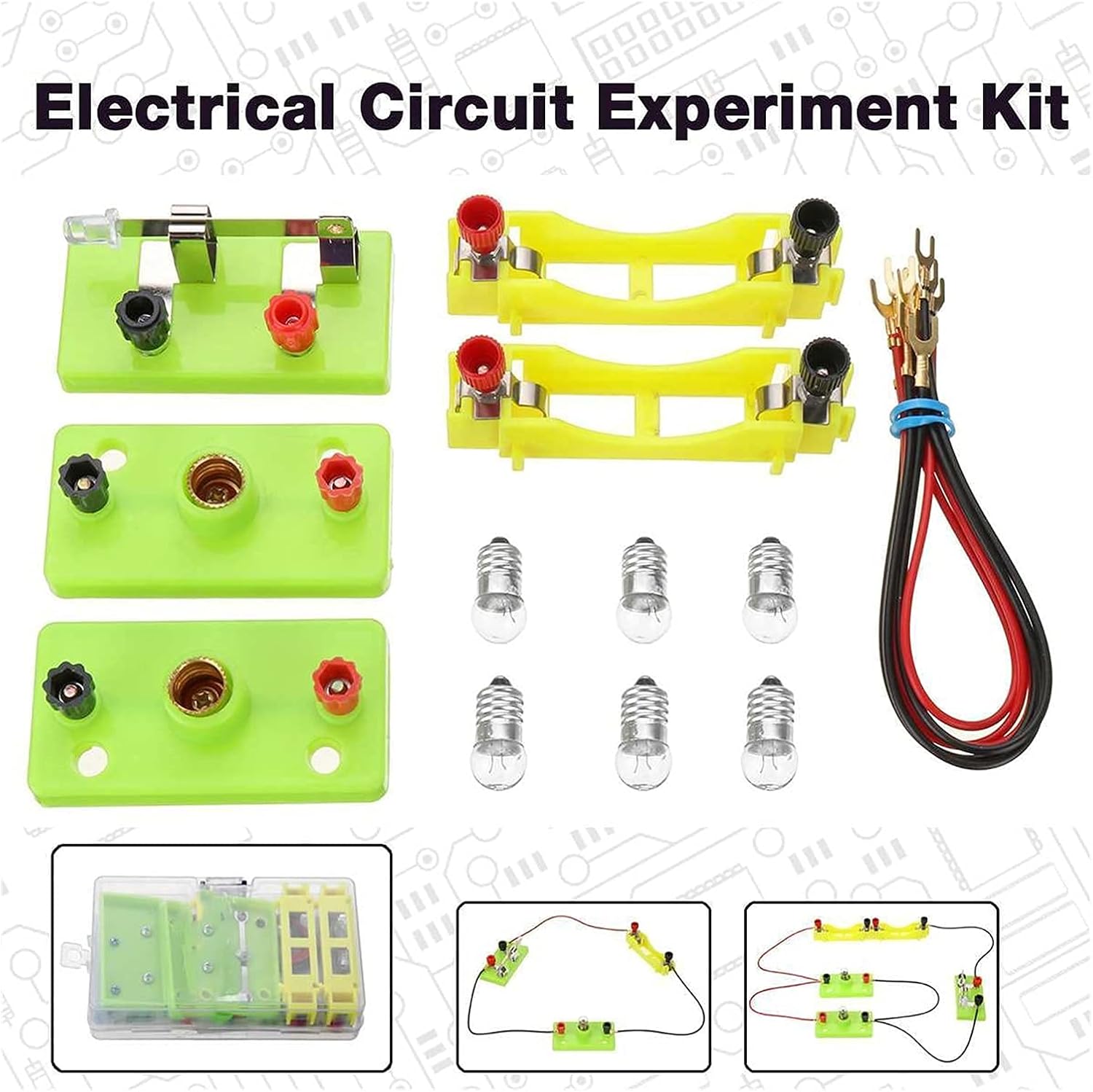 GagalU Students Physical Electrical Circuit Experiment Tool Physical Experiment Model Kit Physics Teaching Tool Physical Experiment Box