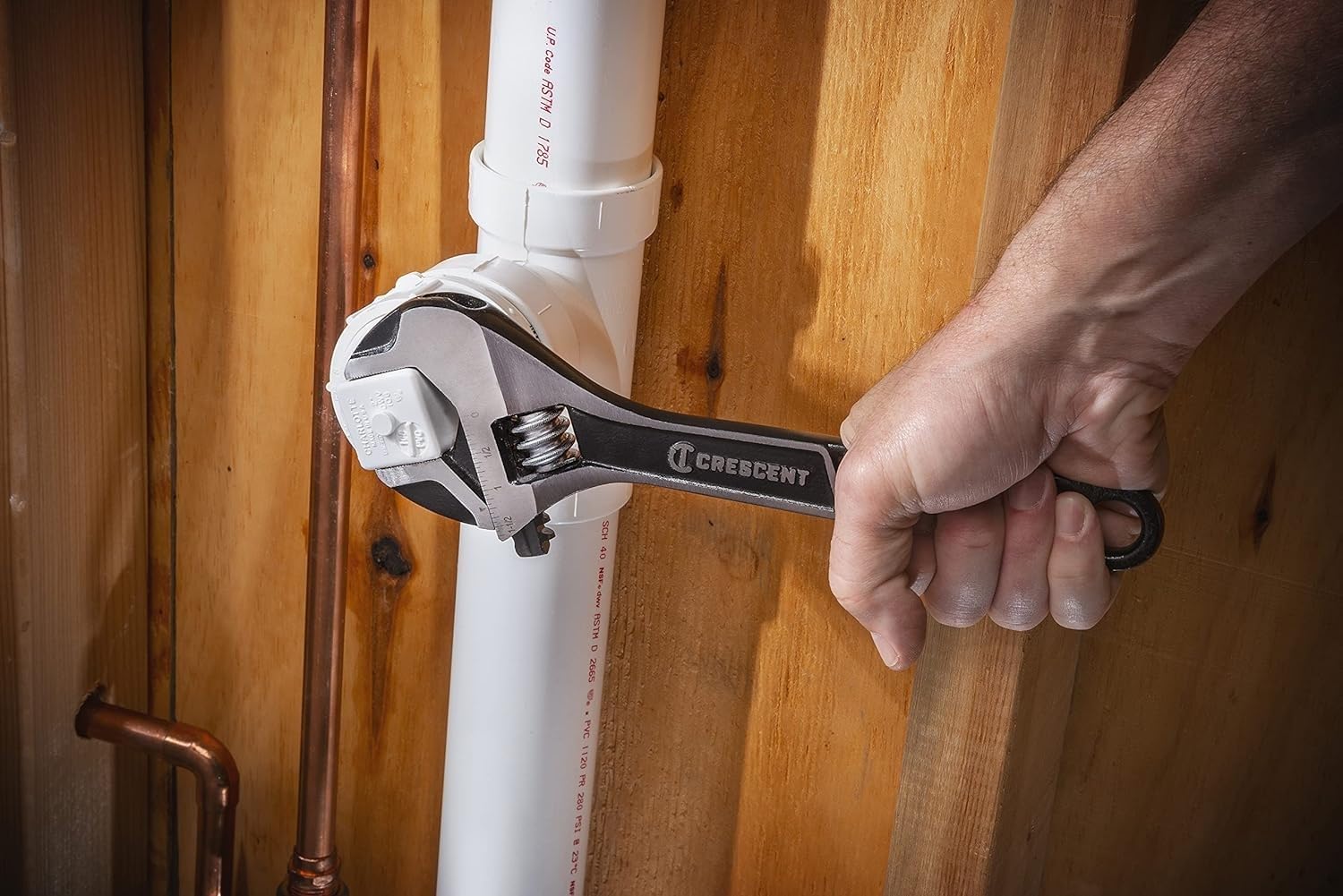 Crescent 2 Piece Wide Jaw Adjustable Wrench Set | 6" & 10" | ATWJ2610VS