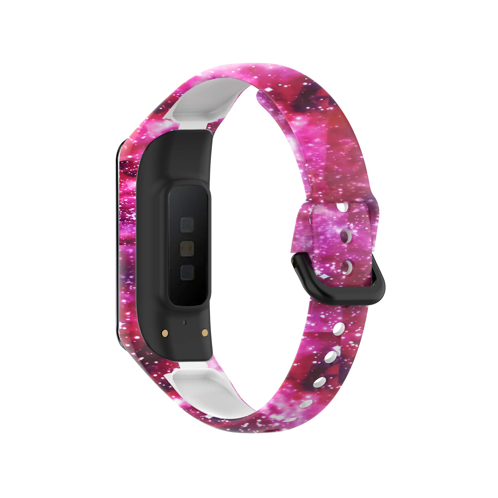 Galaxy Fit 2 paski zastępcze, do Galaxy Fit 2, 3-pak, regulowane silikonowe paski do zegarków, opaski na nadgarstek, pasuje do Samsung Galaxy Fit 2 SM-R220 (nie do Galaxy Fit) (E)