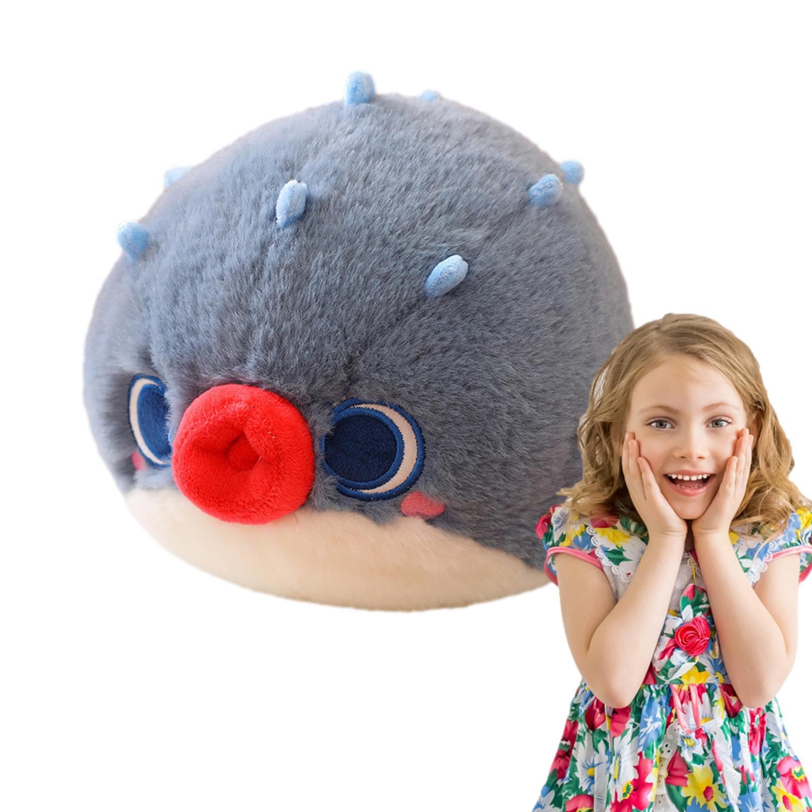 フグのぬいぐるみ Amazon.co.jp: 巨大なフグのぬいぐるみソフトリアルなピンクの