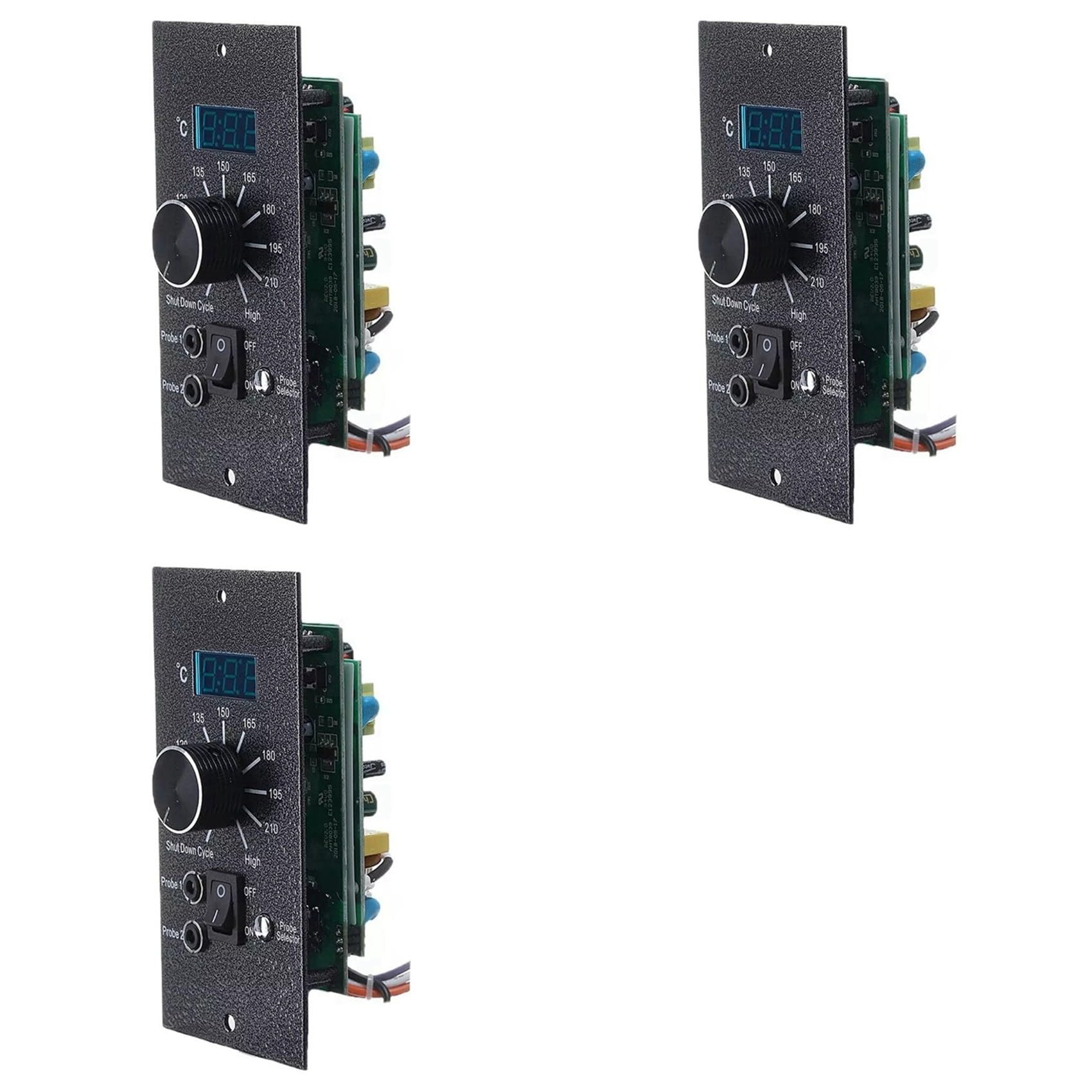 Jnchdghwa 3X Digital Thermostat Upgrade Controller Board Replacement for Pellet Grill