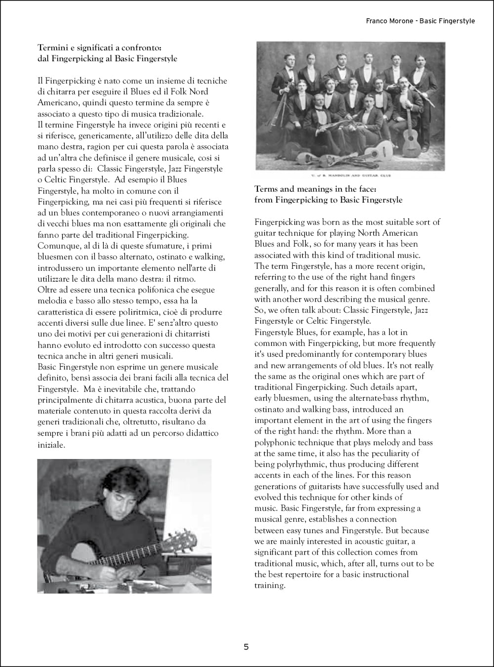 Basic fingerstyle. Antologia di brani facili per chitarra acustica. Ediz. italiana e inglese. Con CD