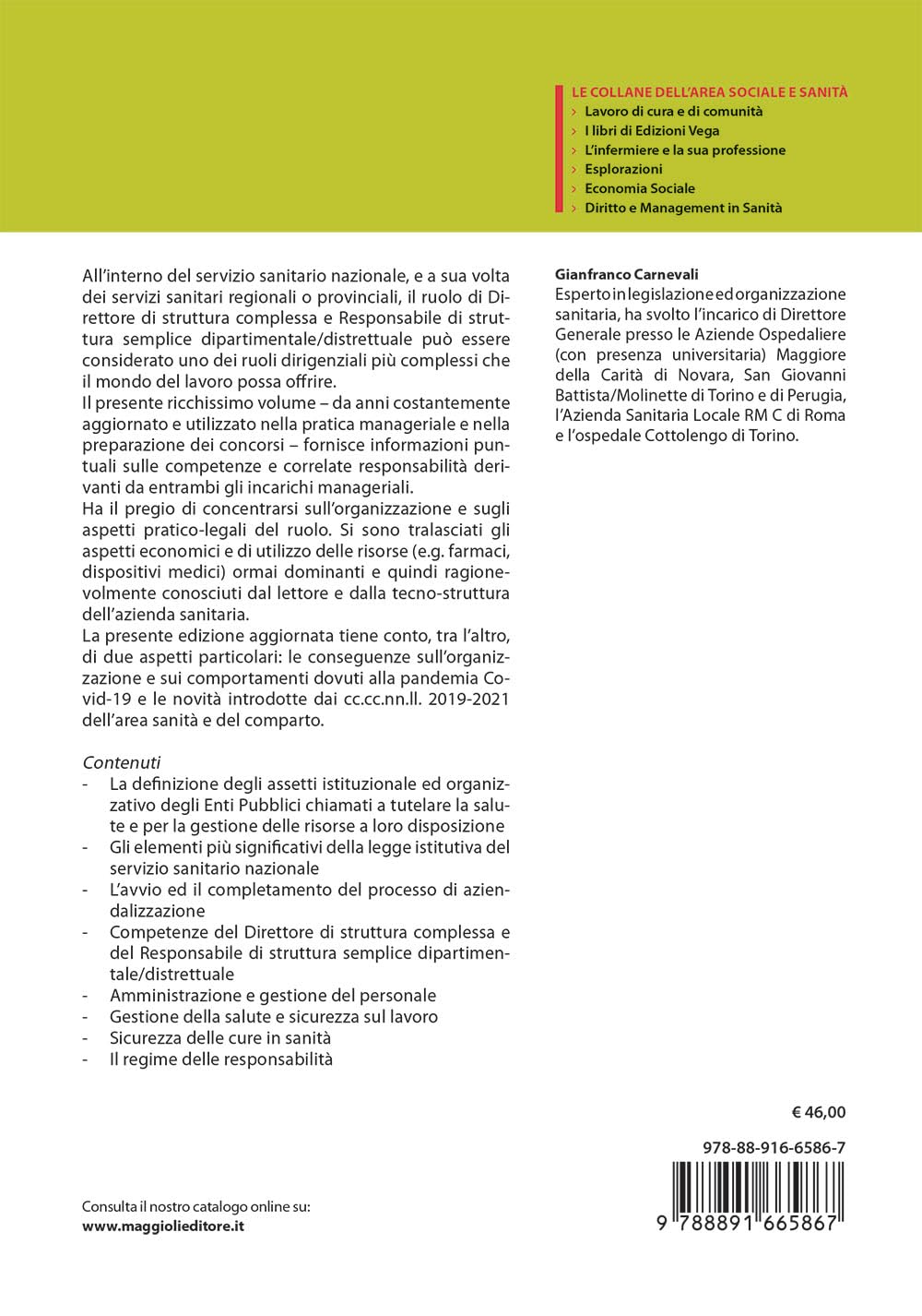 Il direttore di struttura complessa sanitaria (e non) ed il responsabile di struttura semplice