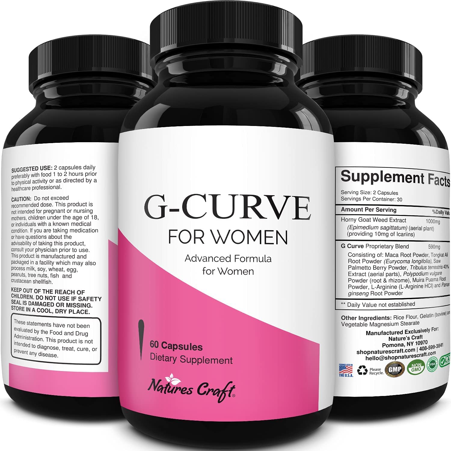 Buy Natural Female Libido Enhancer with Horny Goat Weed Maca Root