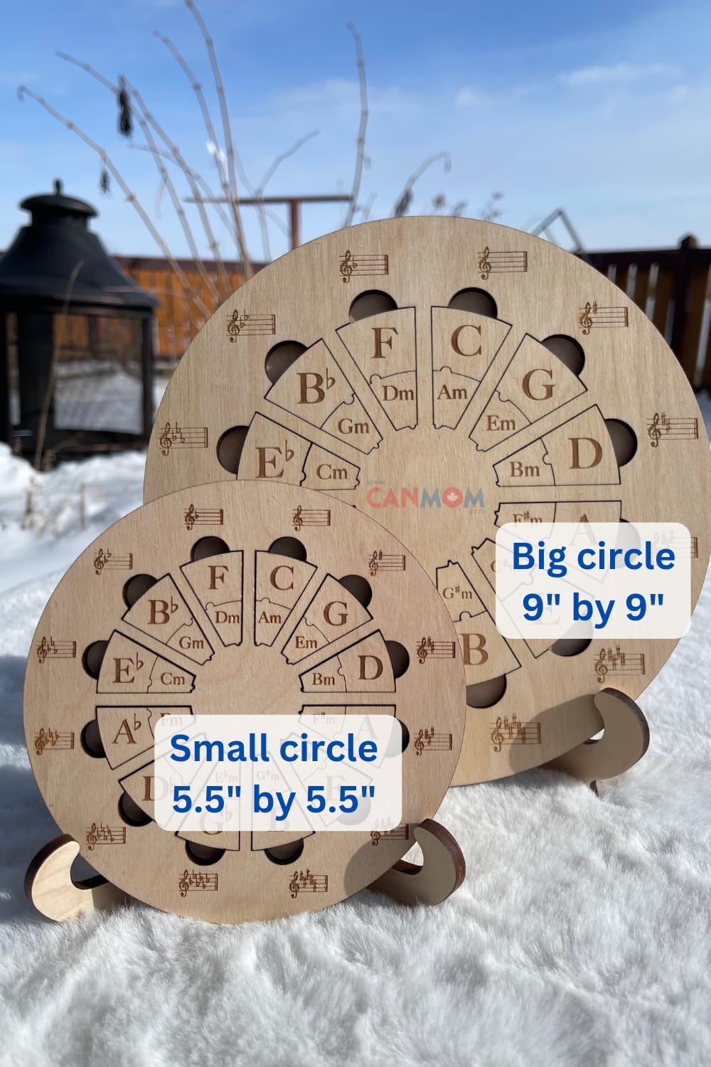 Music theory Learn circle of fifths music note handmade Montessori hand on music activity - Image 8