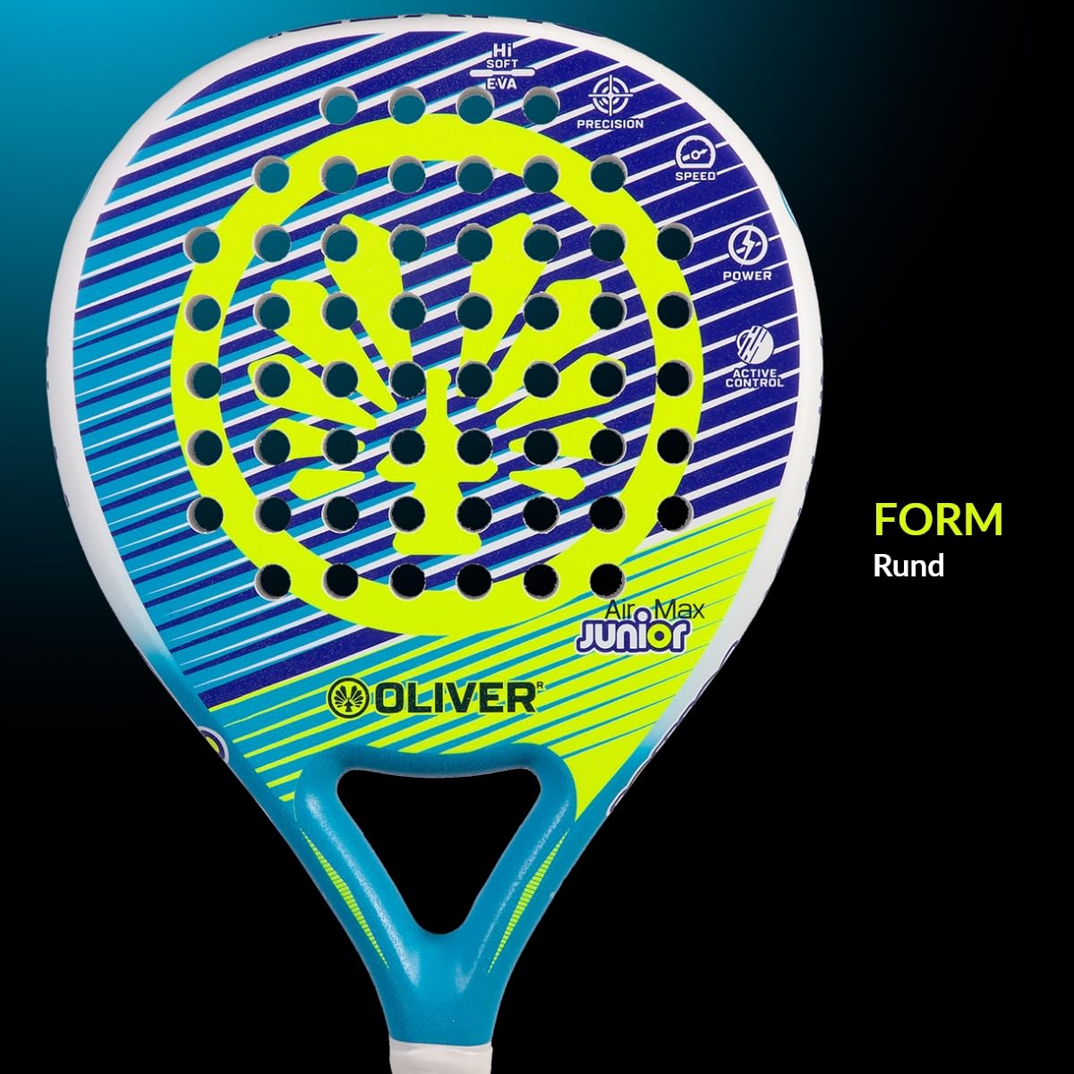 Oliver Padel Schläger für Kinder & Junioren - Padel Tennis Schläger Anfänger - Kids - Eva Soft - Leicht - 310 Gramm - Air Max Junior