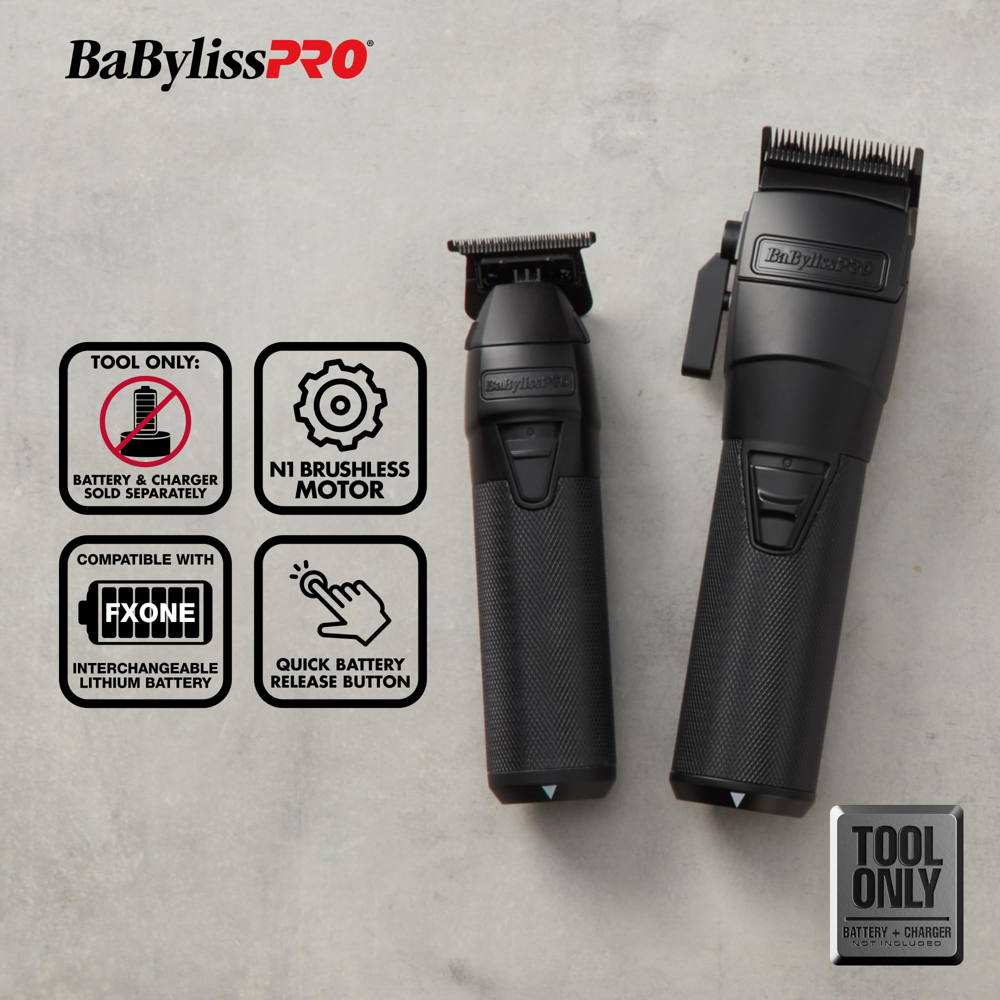 Amazon.co.jp: BaBylissPRO® FXONE BlackFX ツールのみ バリカン + 
