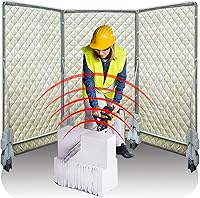 Vista 2 de Tráfico de construcción temporal Campos deportivos industriales Control de ruido al aire libre Bloqueo de sonido Reducción de cancelación Mantas