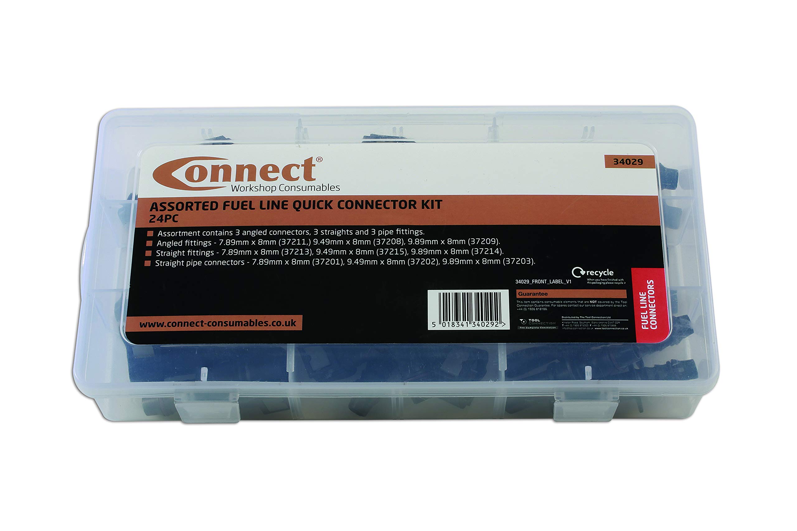 Connect 34029 Assorted Fuel Line Quick Connector Kit 24pc
