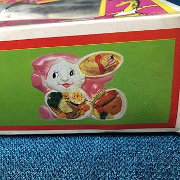 Amazon.co.jp: 昭和レトロ お子様ランチプレート 箱付き うさぎ