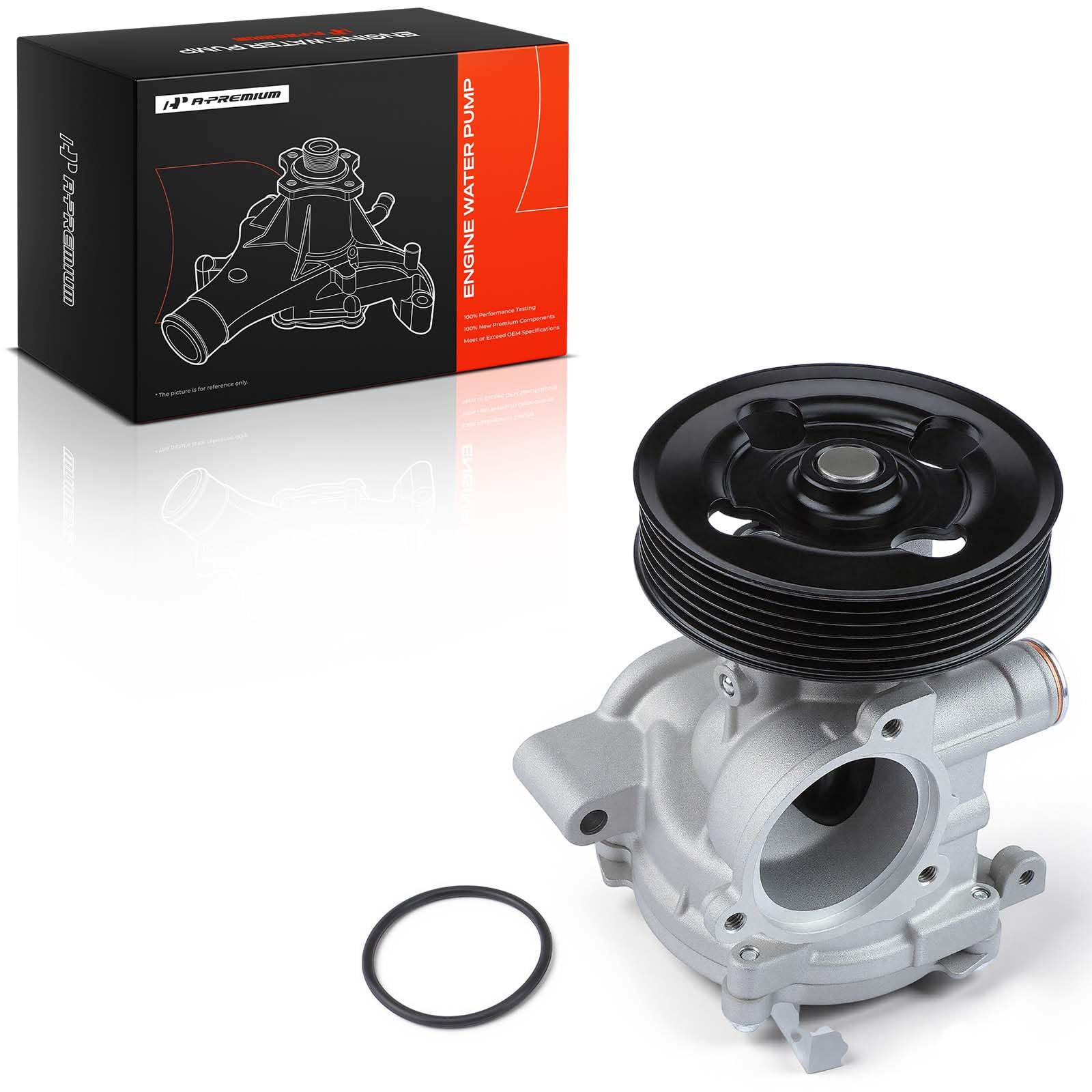 Amazon.com: A-Premium Engine Water Pump with O-ring & Pulley