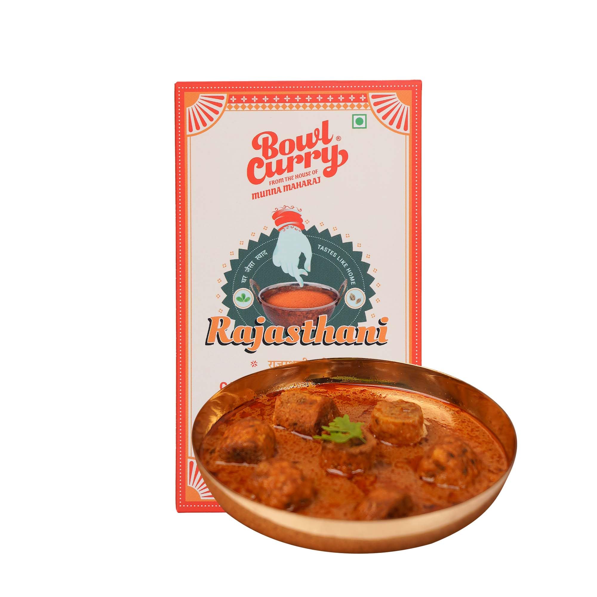 Bowl Curry Rajasthani Curry Paste | 300g -Serves 3 | No Preservative/Artificial ​Colour | Indian Masala Cooking Kit for Gatte Ki Sabzi | Made with Creamy Yogurt & Fragrant Fenugreek | Ready In 15 Min (B0BNLH61JT) Amazon Price History, Amazon Price Tracker