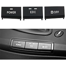3Pcs Center Console Switch Button Caps for BMW E90 E92 E93 M3 2005-2012 Replace 61317841136 Interior Control Panel Button Cover