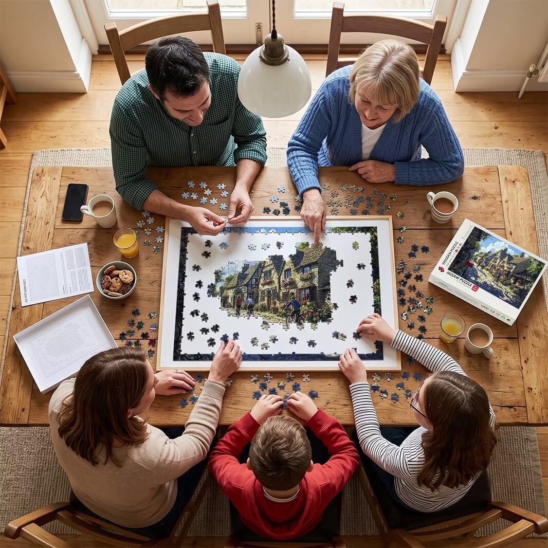 Puzzle 3000 elementów dla dorosłych, niemożliwe puzzle retro dla dorosłych