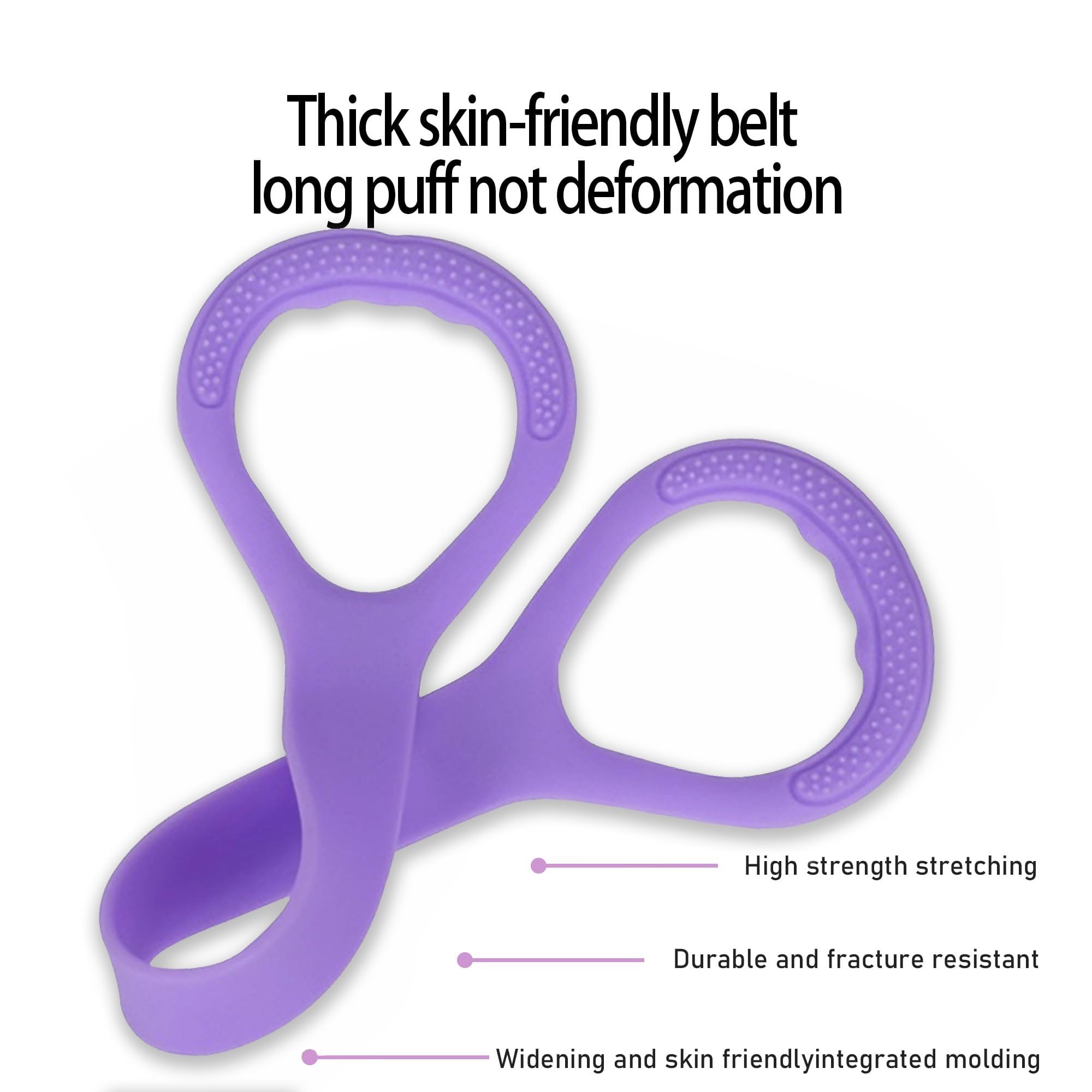 Figure 8 Fitness Resistance Band, Elastic Bands for Working Out,Arm,Back Training Elastic Ropes, Exercise Equipment for Yoga, Pilates,Physical Therapy,Stretching（3 Pack）