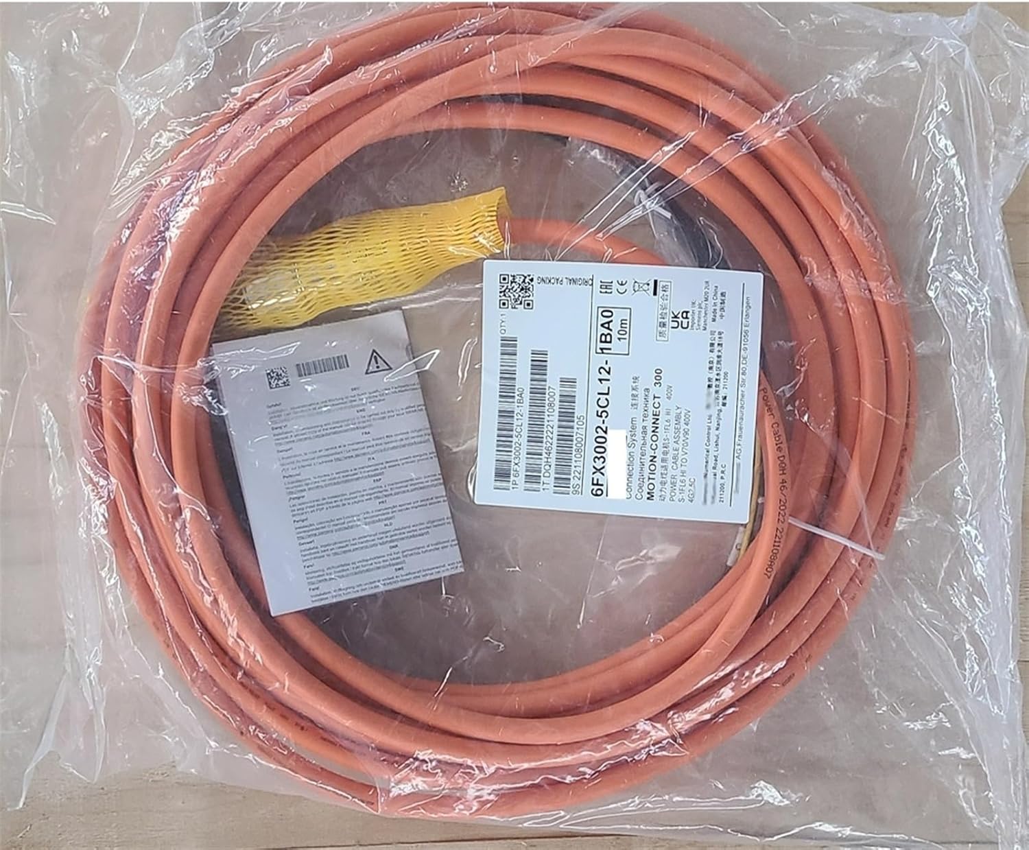 V90 Servo Power Cable 6FX3002-5CL12-1AD0 6FX3002-5CL12-1AF0 6FX3002-5CL12-1BA0 6FX3002-5CL12-1CA0 6FX3002-5CL12-1DA0(6FX3002-5CL12-1AH0)