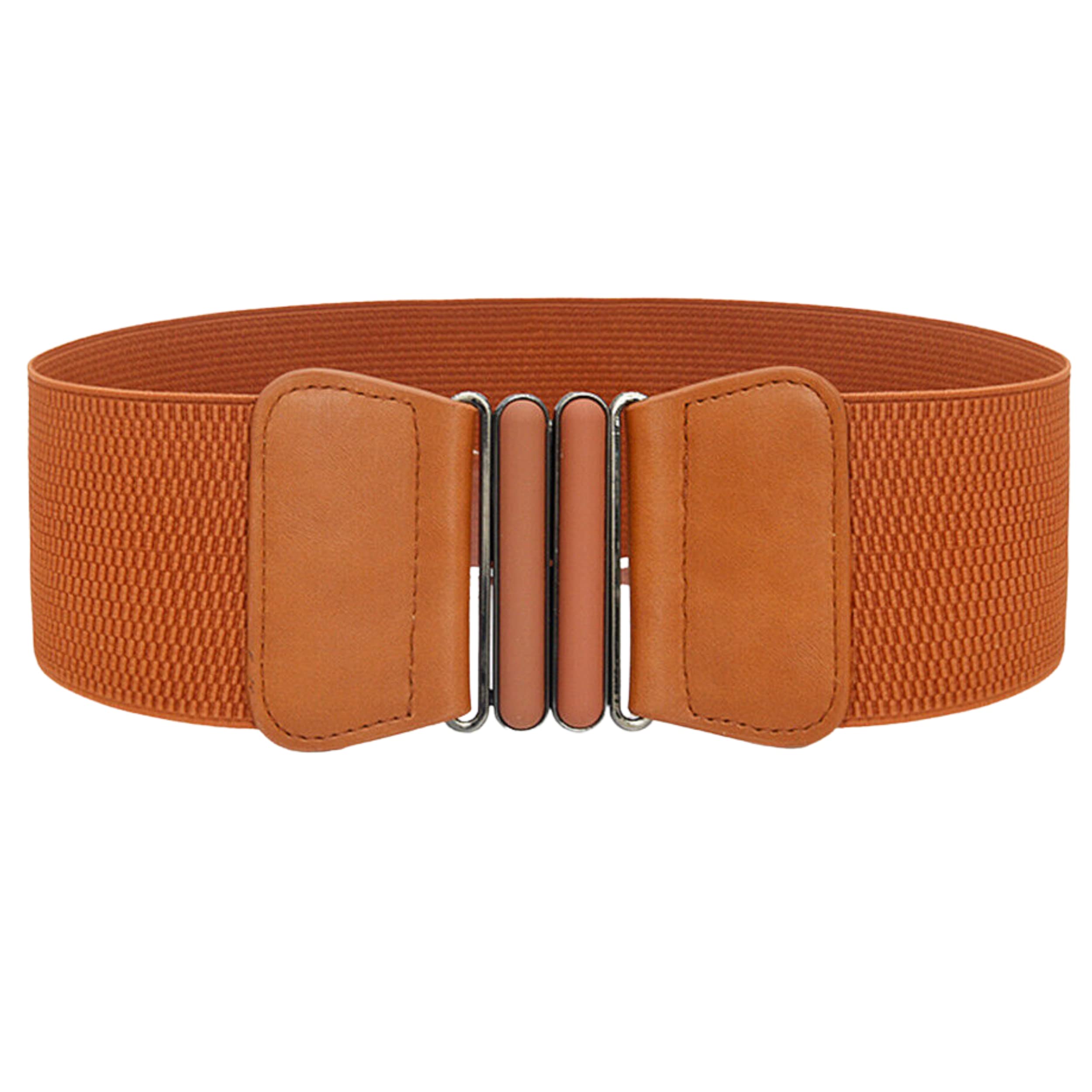 Fabric Elastic Waist Belt for Women Dresses Vintage Design Stretchy Wide Belt for Ladies Saree - Free Size (LD132)-image-44