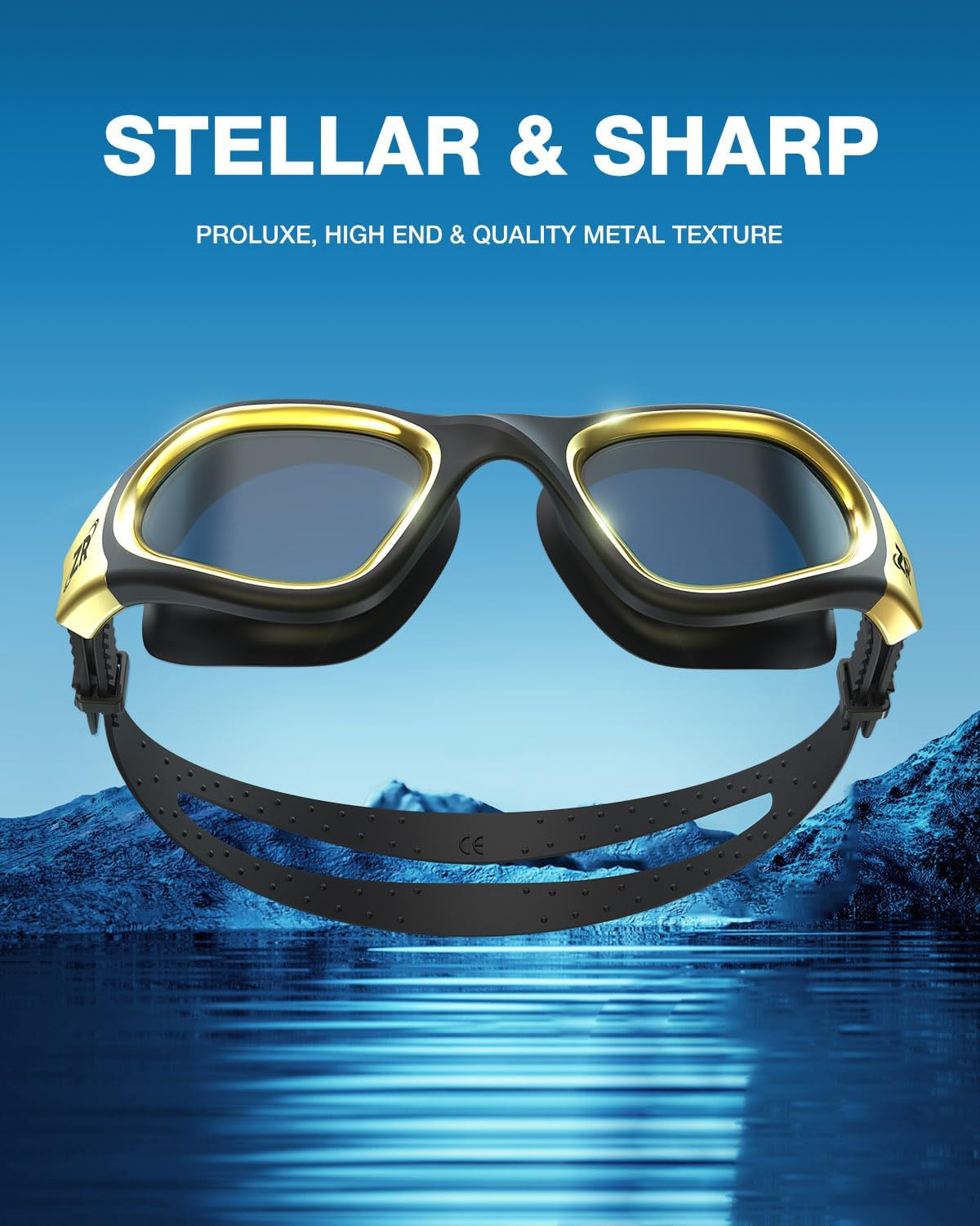 ZIONOR Swim Goggles, G1 MAX Polarized Anti-Fog Swimming Goggles for Men Women - Image 6