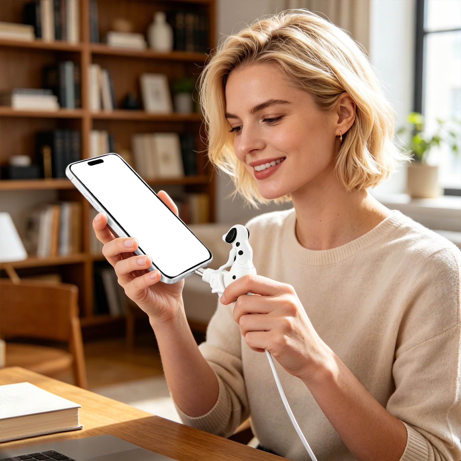 Cavo di ricarica di tipo C per smartphone, confezione da 3 cavi di ricarica per trasferimento dati e sincronizzazione rapide, compatibile con dispositivi di tipo C