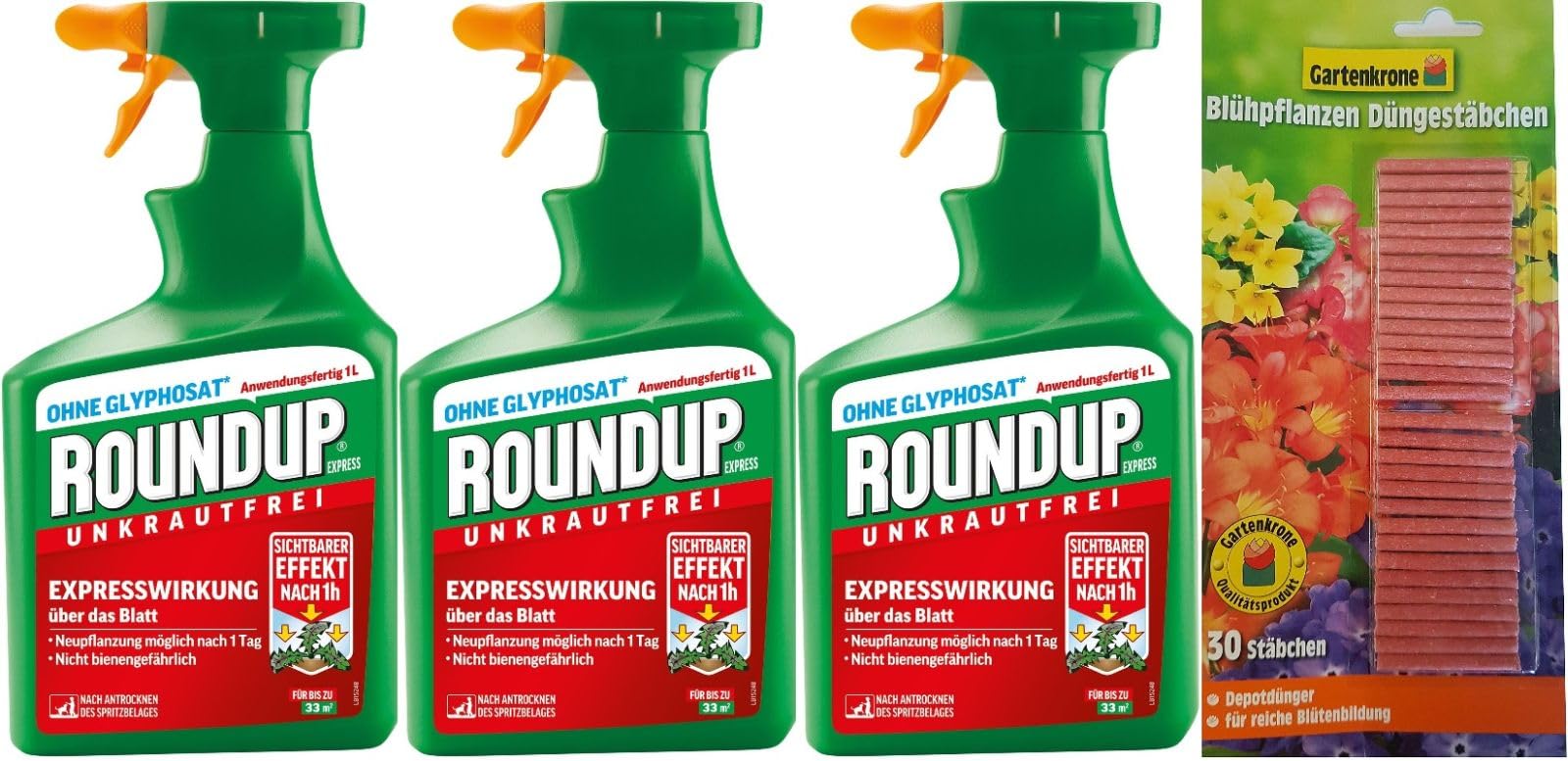 Celaflor 3 x 1l Roundup Express Spray