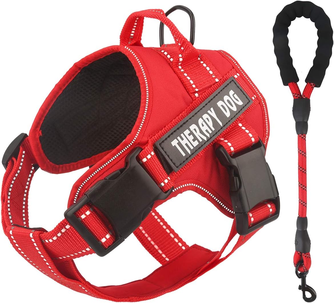 Bolux Dog Harness, No Pulling Pet Vest Harness Service Dogs Vest with Nylon Handle