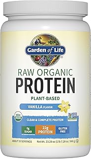 Garden of Life Protein Powder, Vegan Protein Powder, BCAA, Probiotics & ...