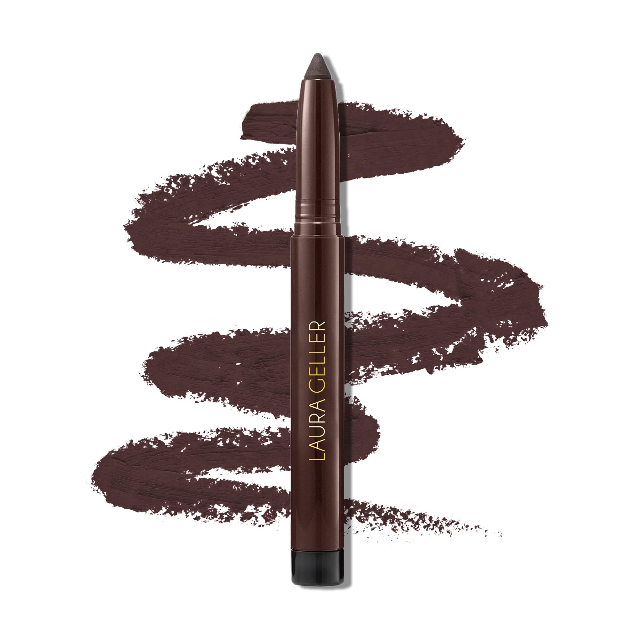 LAURA GELLER NEW YORK Longwear Kohl Kajal Eyeliner Pencil (Smoky Taupe Kohl) Hydrating & Vibrant Eyeliner Pencil With Built in Sharpener For Expert Precision, Glides On Effortlessly