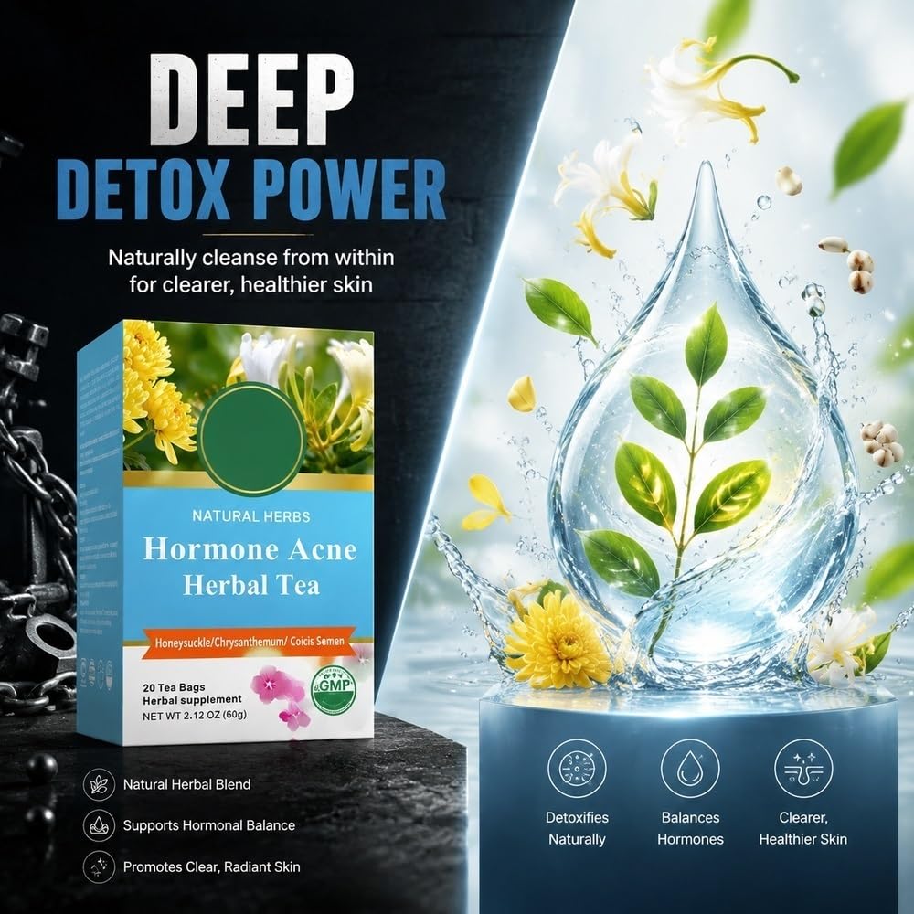 Sachets de tisane, boisson chaude à base de plantes, 20 unités par boîte