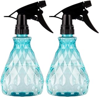 Vwoqiy 2 Piezas Botella de Aerosol, 500ml Botella de Spray Plástico Vacías, Botellas Atomizador de Agua, Botellas de Pulverización para Regar Plantas de Jardín (Azul)