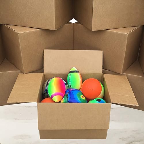 Vista 13 de Uboxes Cajas de mudanza medianas de 18 x 14 x 12 pulgadas (cajas medianas - Paquete de 20)