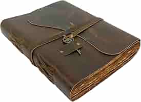 Taccuino Da Viaggio One Piece In Pelle - Con Quaderni E Tasca, 19.6x12 Cm - Foto 8