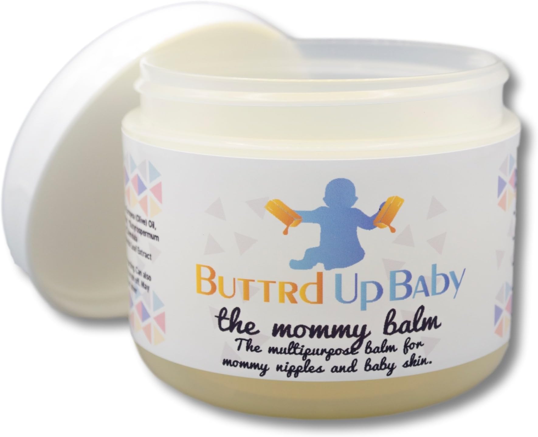 Buttrd Up Baby "The Mommy Balm" Soothing Nipple & Skin Balm for Moms & Babies, 100% Natural, Non-GMO, Cruelty-Free, Baby Safe & Nursing Friendly - 4oz.