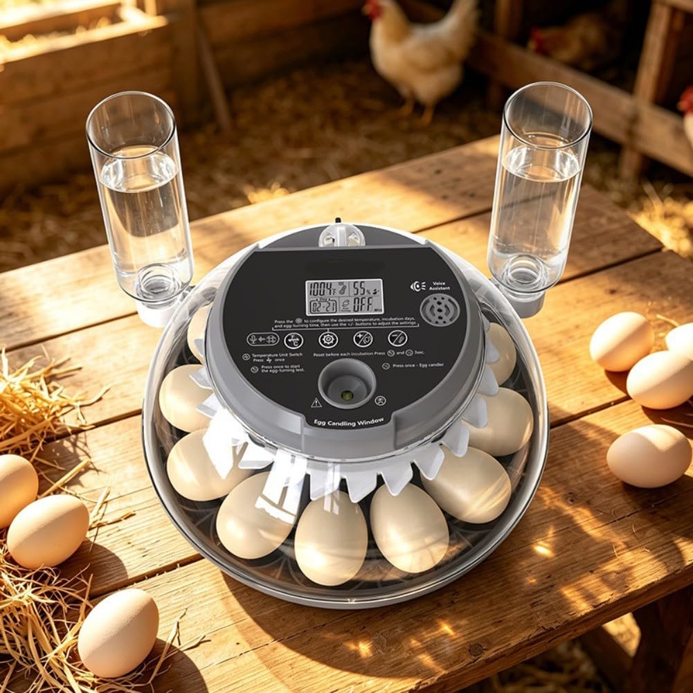 Incubatrice Quaglia 12 Uova Temperatura Controllata(US-standard 2-pin)