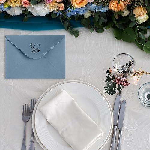 Miniatura 6 de Jutom 250 tarjetas de regalo de boda A7, sobres de 5 x 7 pulgadas, sobres de invitación con solapa en V para tarjetas de 5 x 7 pulgadas, sobres