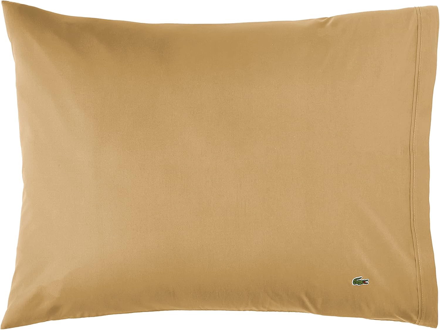 Lacoste 100 Cotton Percale Pillowcase Pair, King, Solid