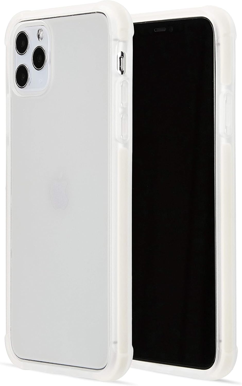 Amazon Basics iPhone 11 Pro Max Crystal Mobile Phone Case (Protective & Anti Scratch) - White Accent