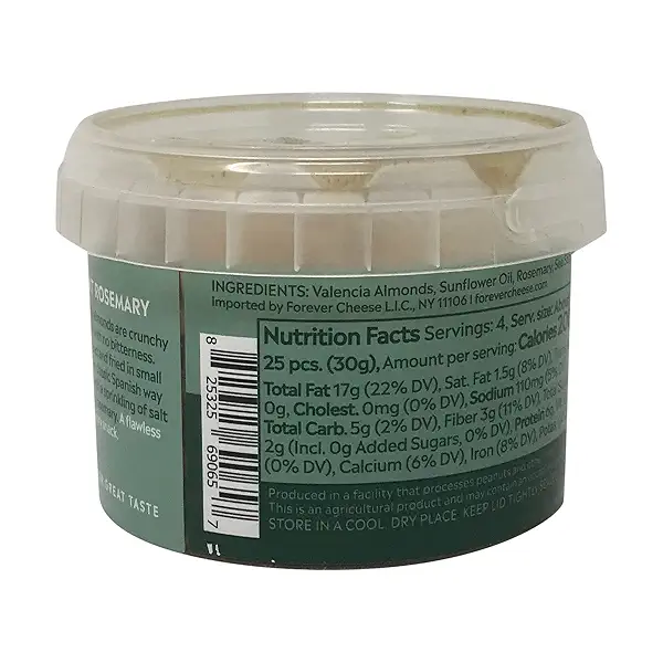 Mitica Valencia Almonds with Rosemary Prepacked, 4 OZ 3