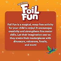 Vista 8 de Skillmatics Foil Fun - Dinosaurios, arte sin desorden para niños, kits de manualidades y suministros, actividad creativa de bricolaje, juguetes