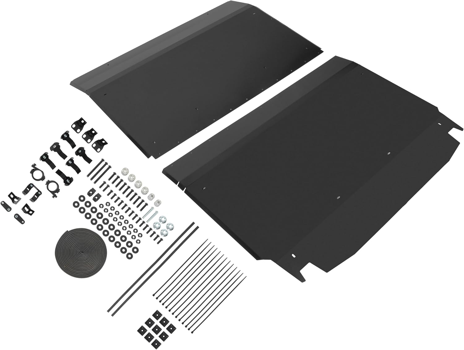 ALMULOO Hard Roof Top Compatible with 2017-2022 Polaris General 4 1000 EPS, 2020-2024 XP 4 1000 Aluminium Powder Coated Black