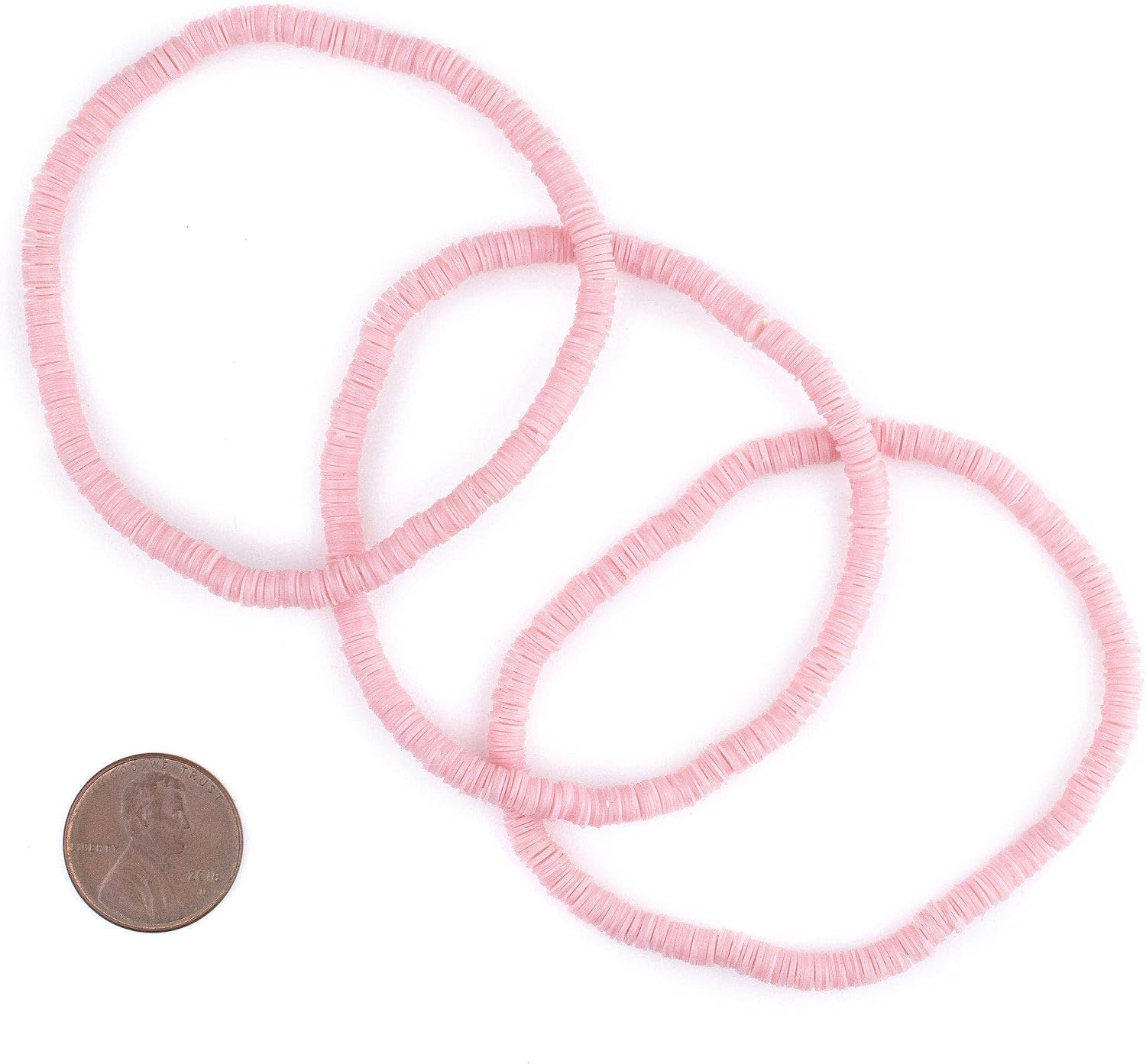 The Bead Chest African Vinyl Stretch Bracelet