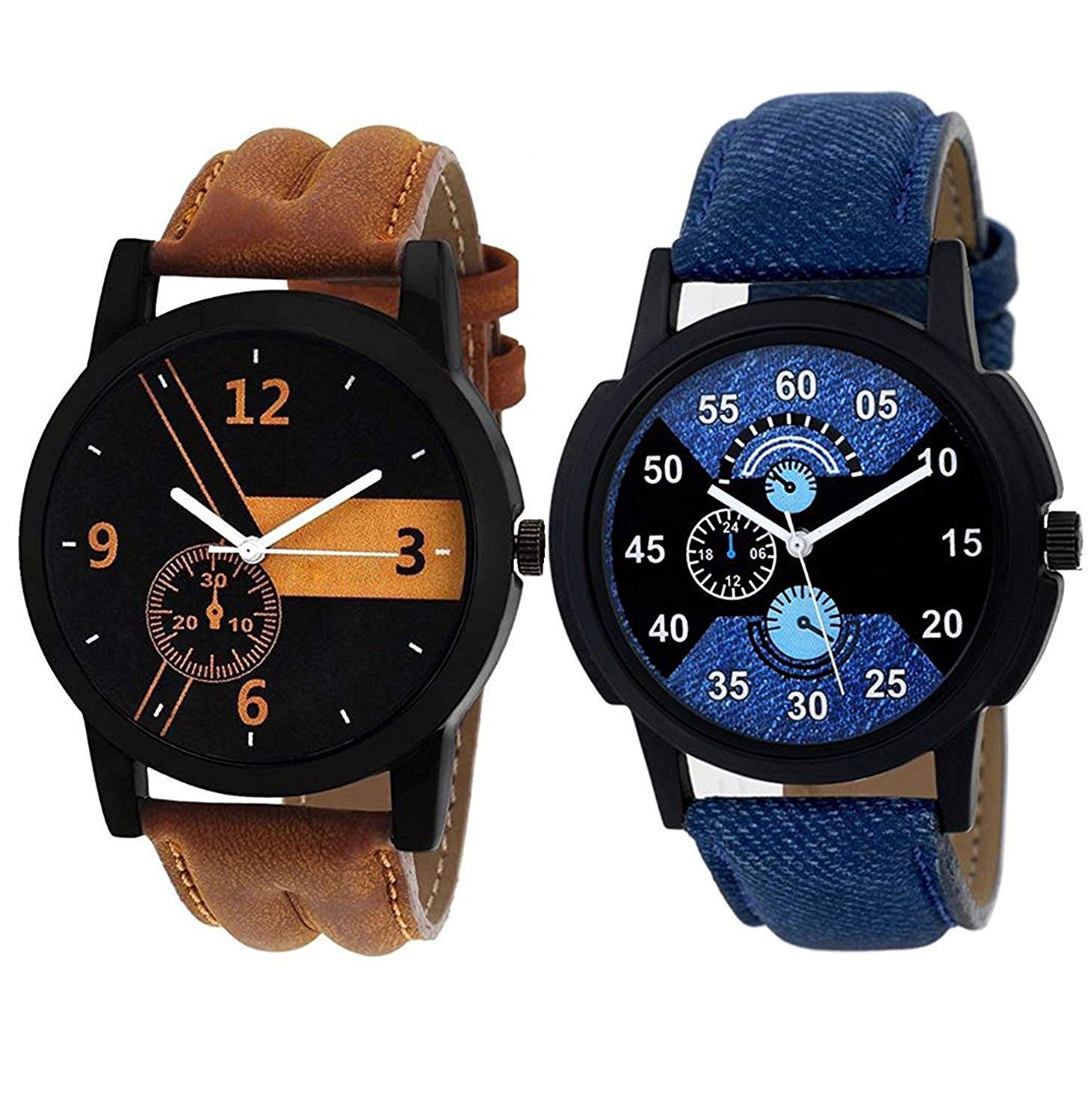 Jay Enterprise Pack of 2 Multicolour Dial Analog Watch for Men and Boys (B07PVPYWQM) Amazon Price History, Amazon Price Tracker