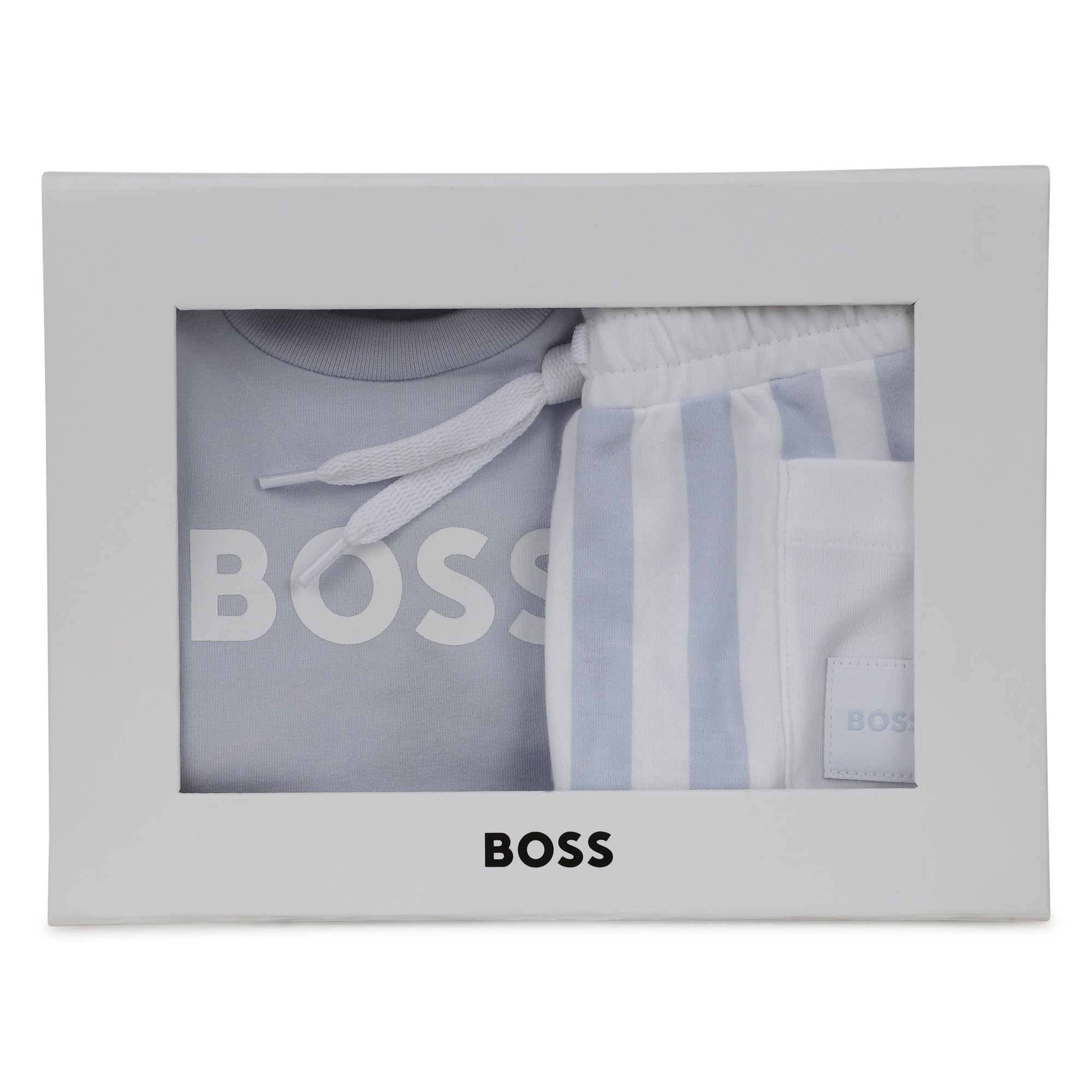 BOSS T-Shirt + Shorts Baby Boys, Blau