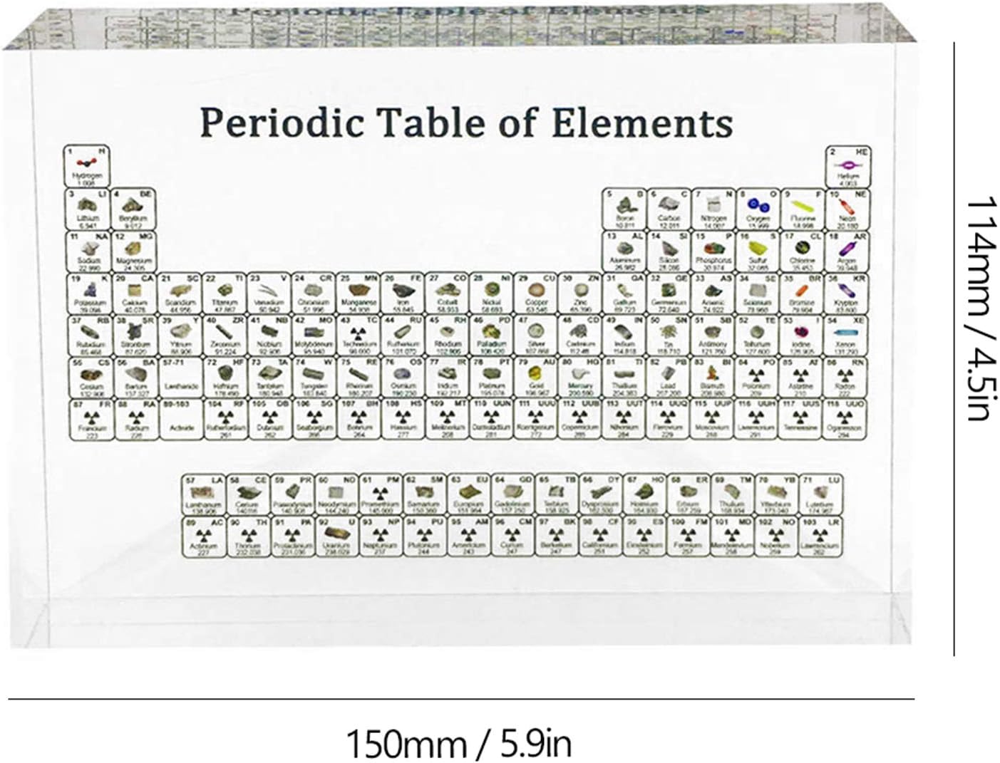 Amazon Co Jp アクリル周期表ディスプレイ 元素周期表化学リファレンスカードと実際のサンプル 子供向け学生教育ツール家の装飾最高の贈り物 文房具 オフィス用品