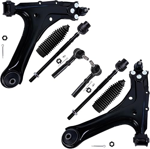 Miniatura 195 de Detroit Axle - Kit de suspensión delantera de 8 piezas para Toyota Sienna 2004-2010, brazos de control inferiores con rótulas interiores exteriores