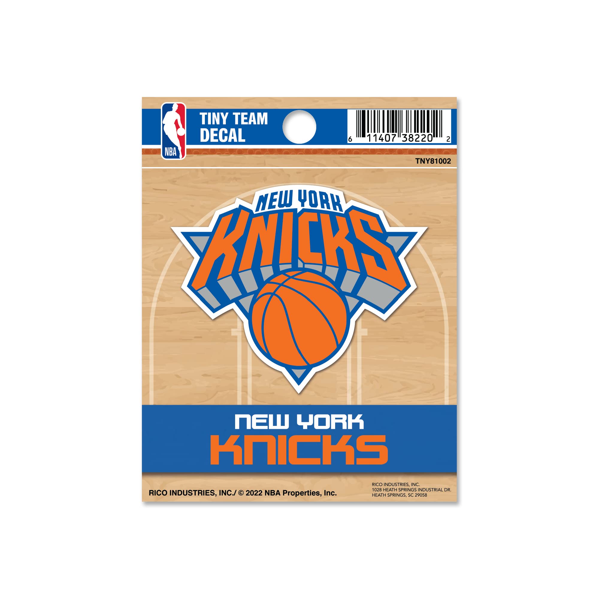 Rico Industries NBA Oklahoma City Thunder Tiny Team Decal 3.5" x 4.5" Team Decal