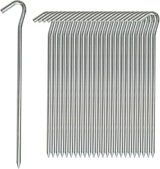AAGUT Metal Tent Stakes Heavy Duty 9 Inch